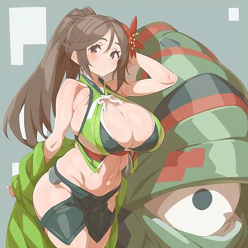 Illustration of Amagi (kancolle), kantai collection in the style of Tenako (mugu77)