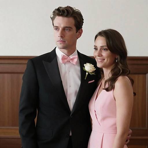 Elegant Couple at Formal Event