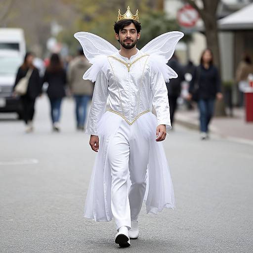 Male Tooth Fairy in Crowned Costume