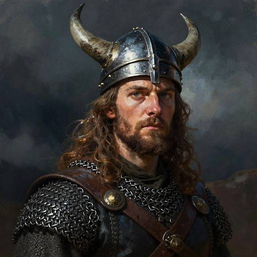 Heroic Viking Leader Portrait