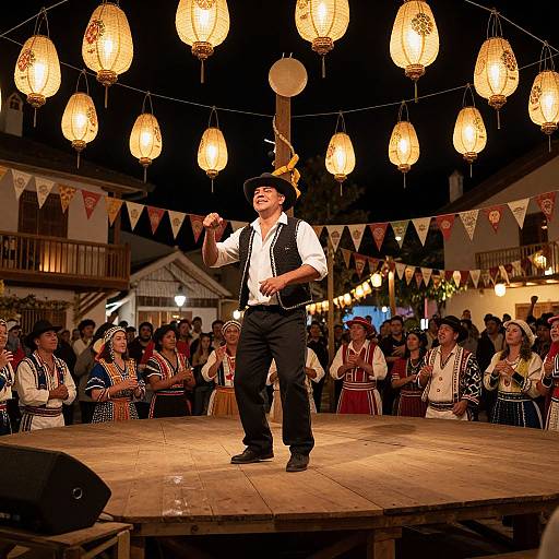 Traditional Dance Performance at Village Festival