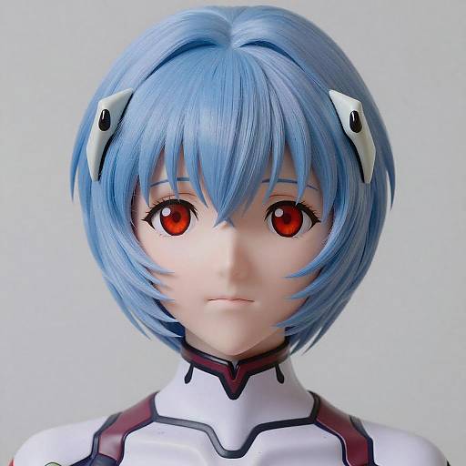 Rei Ayanami High-Resolution Portrait