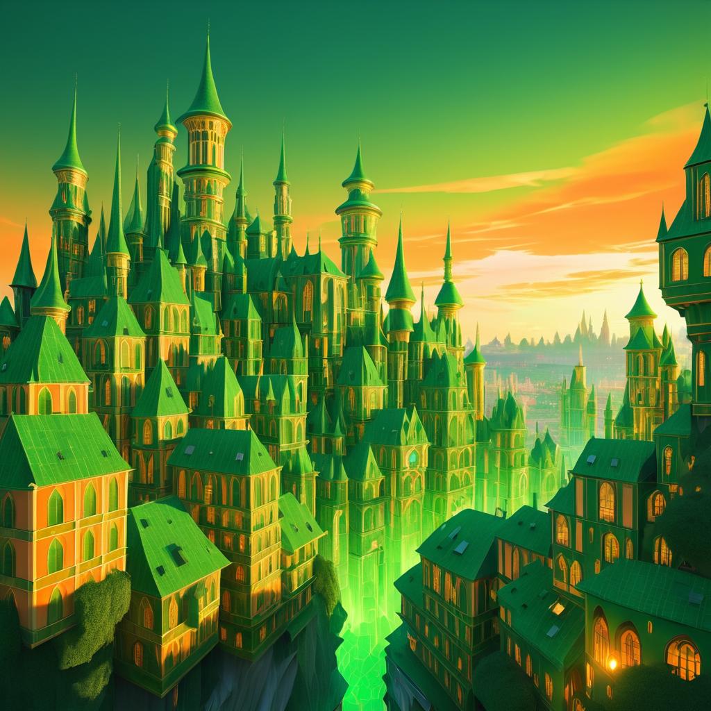 Twilight Alchemist City in Digital Art