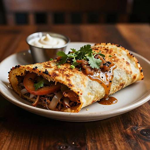 Cinematic Masterpiece: Perfect Chimichanga