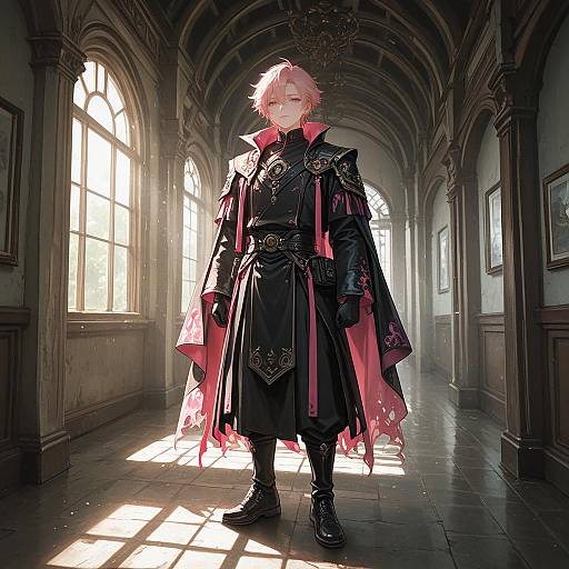 Handsome Chinese Warlord in Costume