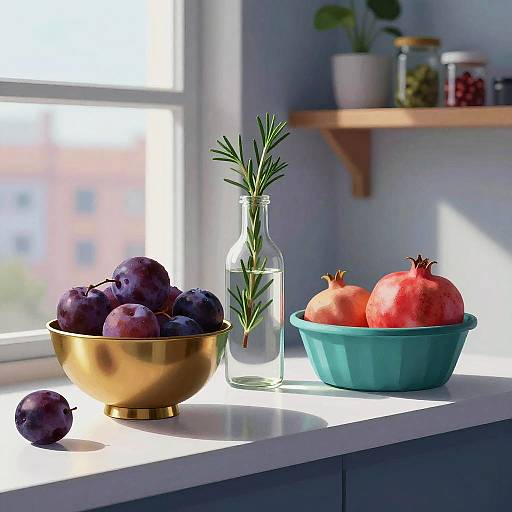 Vibrant Urban Still Life Abstraction