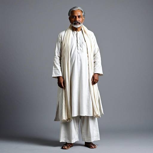 Elderly Indian Man Cosplay Outfit