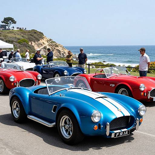 Vibrant Classic Cars at Monterey