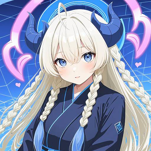 Illustration of Akari (blue archive), blue archive in the style of Kurokoshou (emuburemu123)