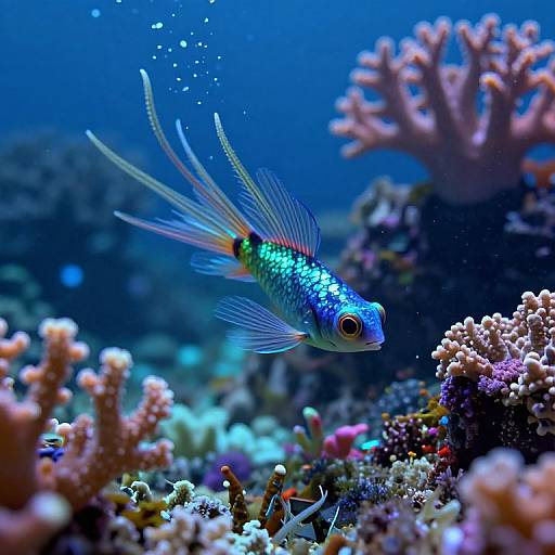 Bioluminescent Underwater Avatar World