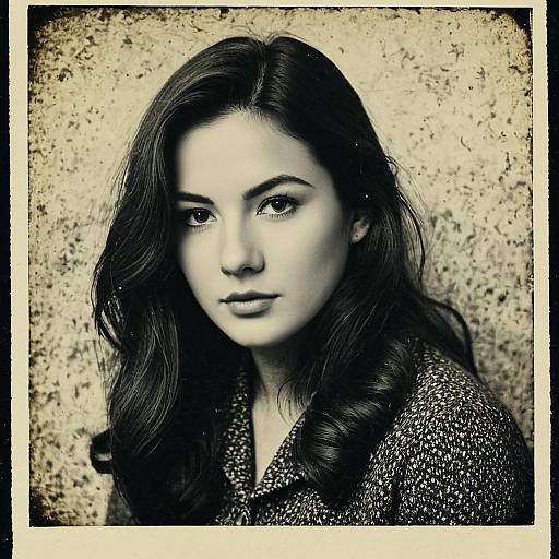 Antique Style Portrait of 1 Girl