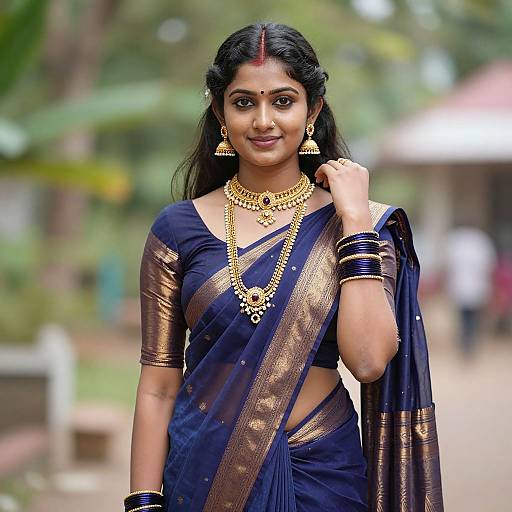 Hyper-Realistic Portrait of Tamil Girl