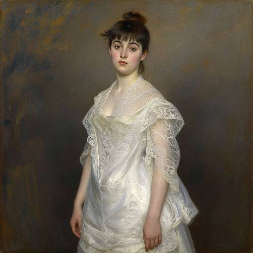 Elegant Woman in Degas' Style