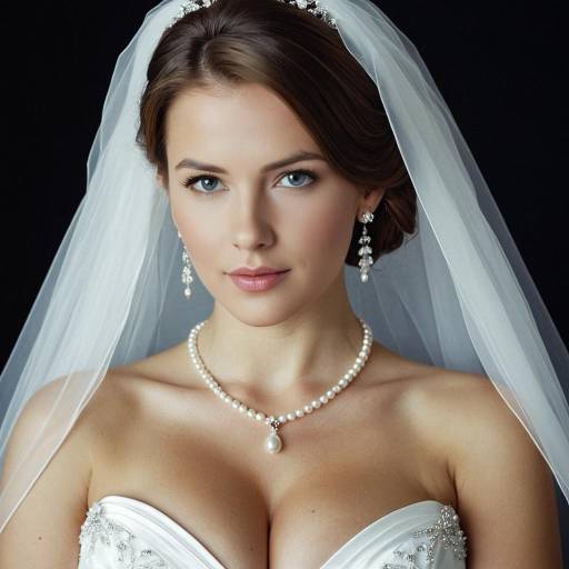 Elegant Bridal Portrait with Jewelry