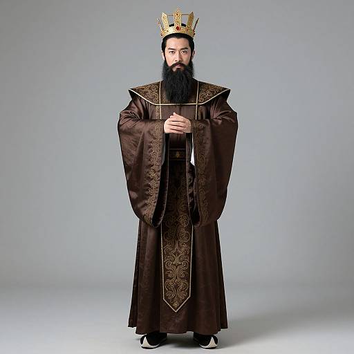 Reverend Male in Traditional Robe