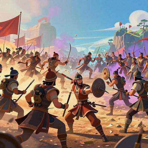 Historical Battle to Vibrant Animation