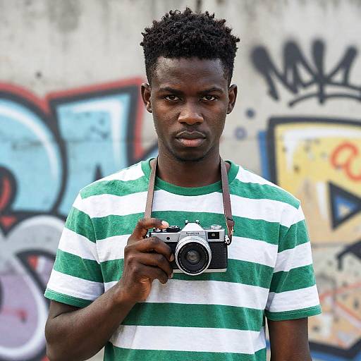 Urban Portrait of a Young Photographer