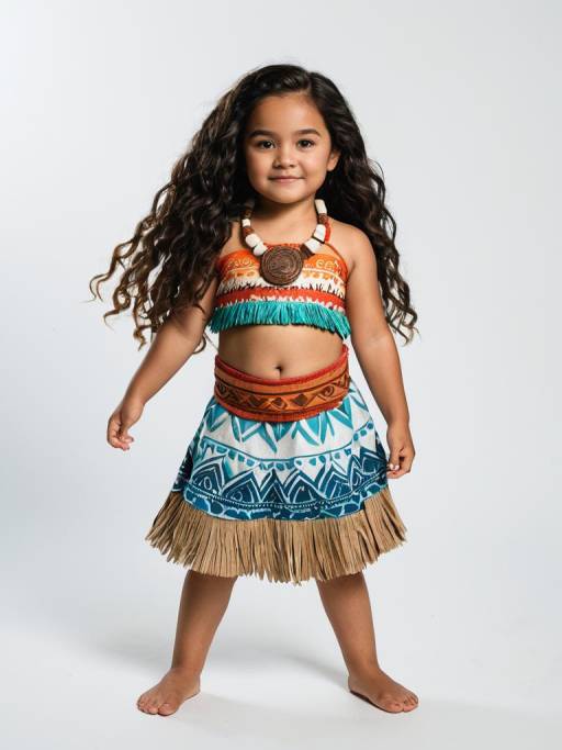 Child in Moana Costume