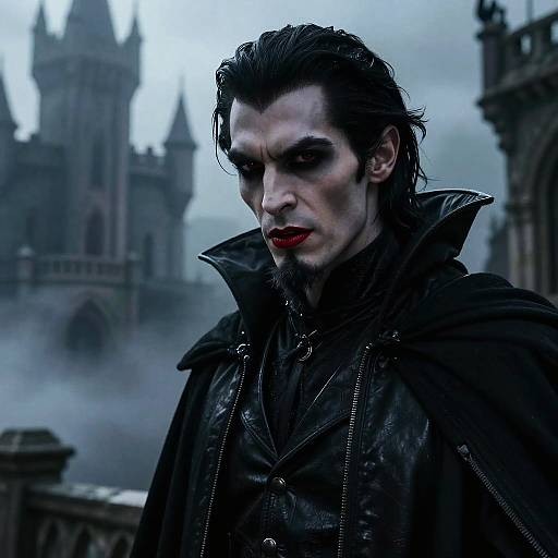 Mysterious Vampire Lord Portrait