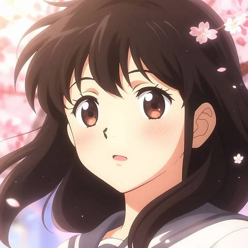 Anime Character with Expressive Eyes