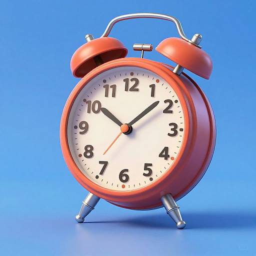 Pixar-Style Clock Character Render
