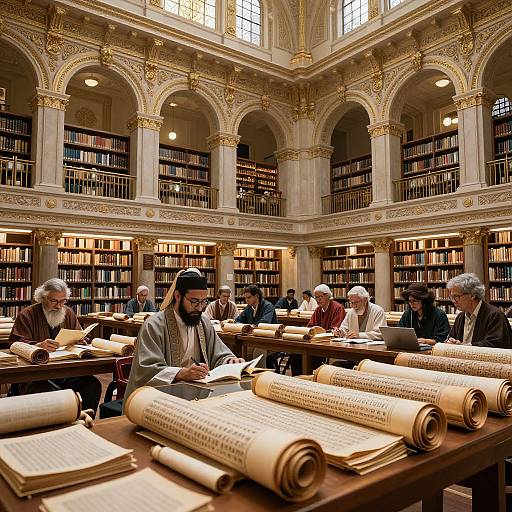 Ancient and Digital Library Fusion