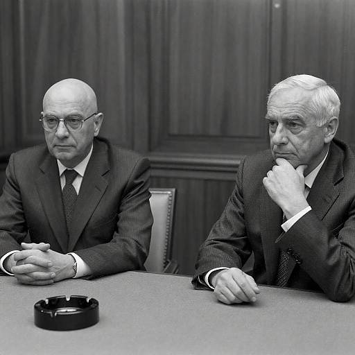 Serious Business Meeting Black and White