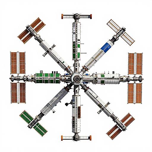 Intricate Space Station Map Design