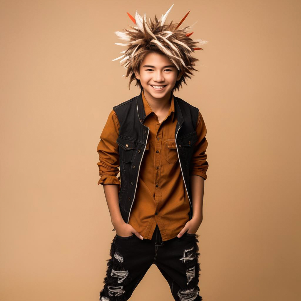 Teen Boy in Moomba Festival Costume