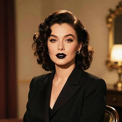 Classic Hollywood Glamour Portrait