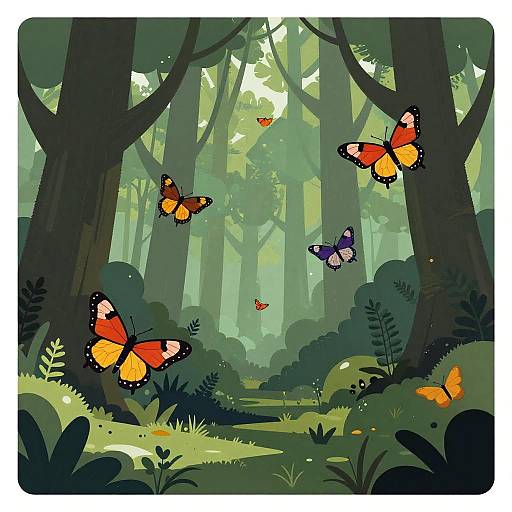 Maximalist Otherworldly Forest Moths