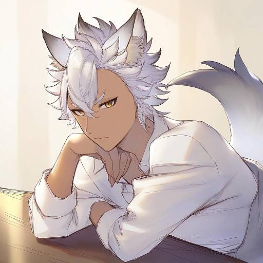 Illustration of Jack howl, twisted wonderland in the style of Kotatsu (g-rough)