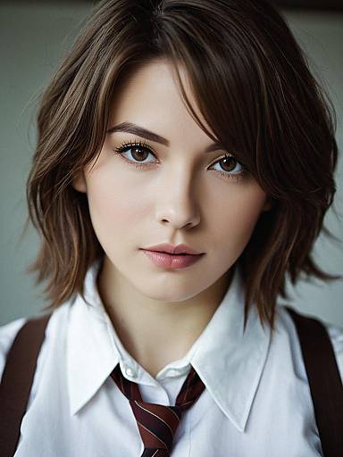 Realistic Kira Cosplay Upper-Body Portrait