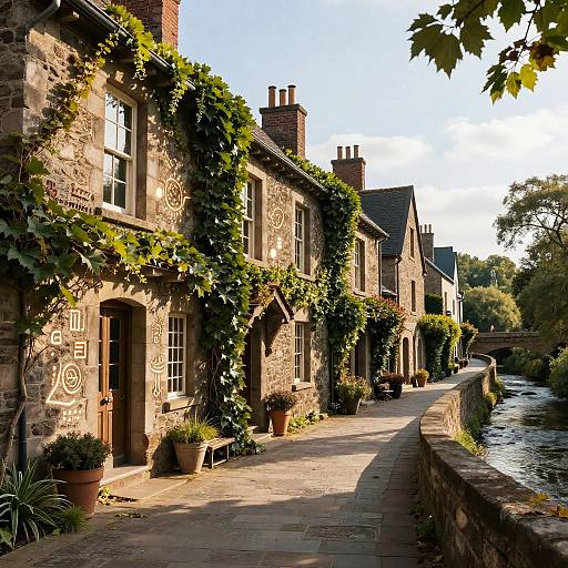 Ethereal Fantasy City Streets