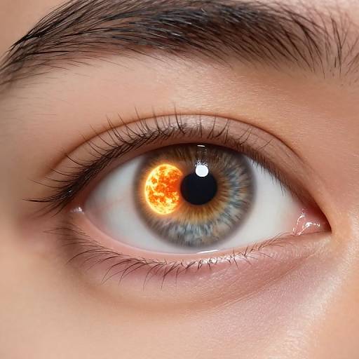 Cosmic Eye Universe Reflection