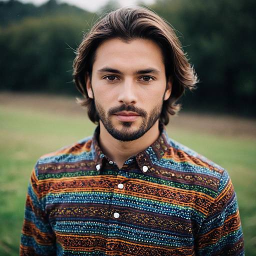 Stylish Outdoor Portrait of a Man