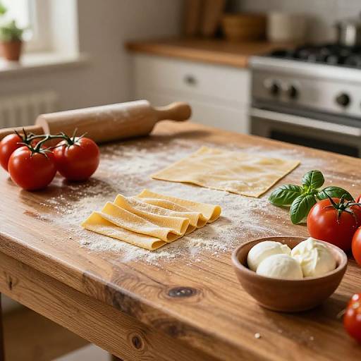 Cozy Neapolitan Kitchen with Handmade Pasta