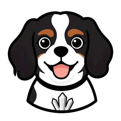 Kawaii King Charles Spaniel Geologist