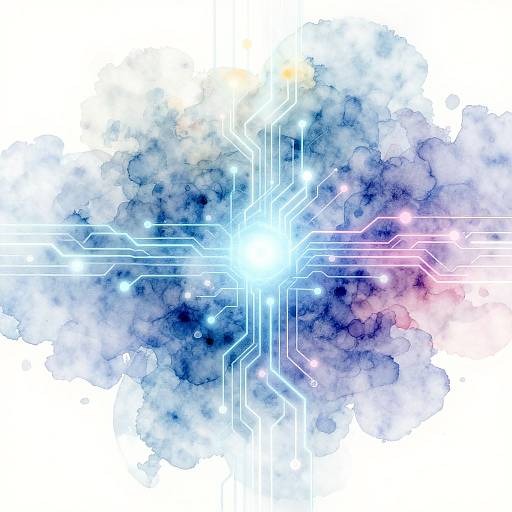 Watercolor Fusion of Organic and Digital