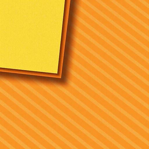 Abstract Yellow Paper Stack Art