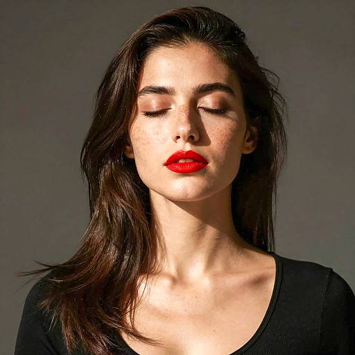 Calm Portrait of a Serene Woman