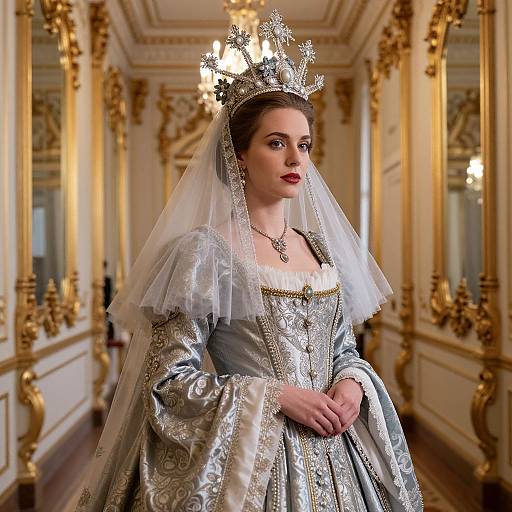 Regal Sally in Opulent Mansion