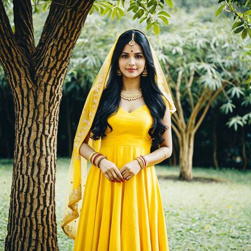 Bride in Yellow Dress at Haldi Ceremony