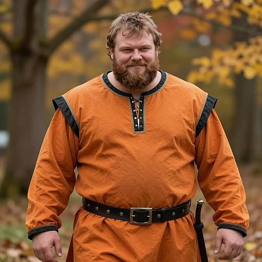 Photorealistic Portrait of a Funny Big Guy