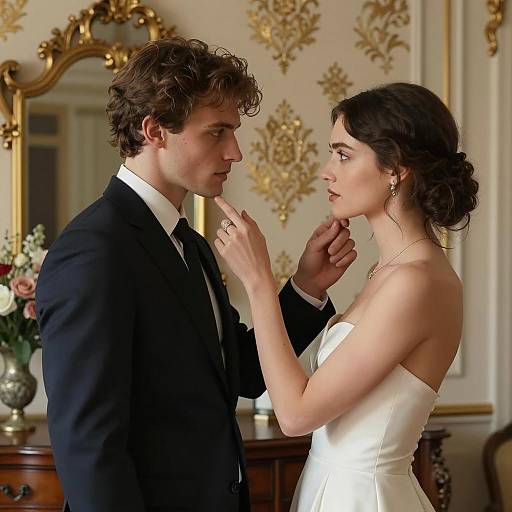 Intense Interaction Between Elegant Couple