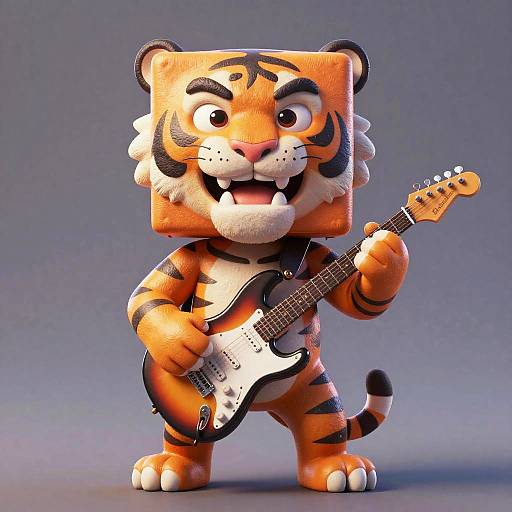 Rockstar Tiger Boxer Character Concept
