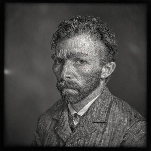 Vintage Style Portrait of Vincent van Gogh