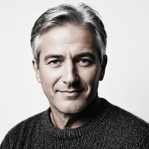 Middle-Aged Man Studio Portrait