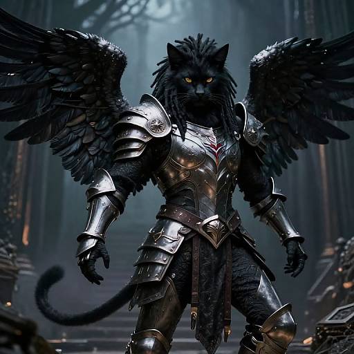 Black Leonid in Angelic Plate Armor