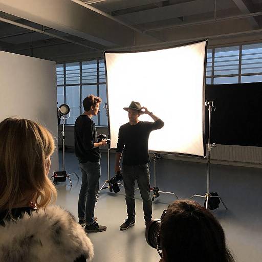 Behind the Scenes of a Film Set